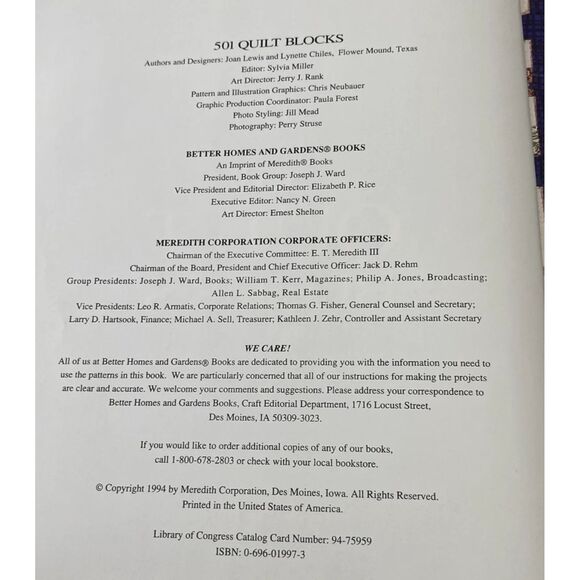 Better Homes and Gardens 501 Quilt Blocks : A Treasury of Patchwork and Applique - Picture 3 of 16